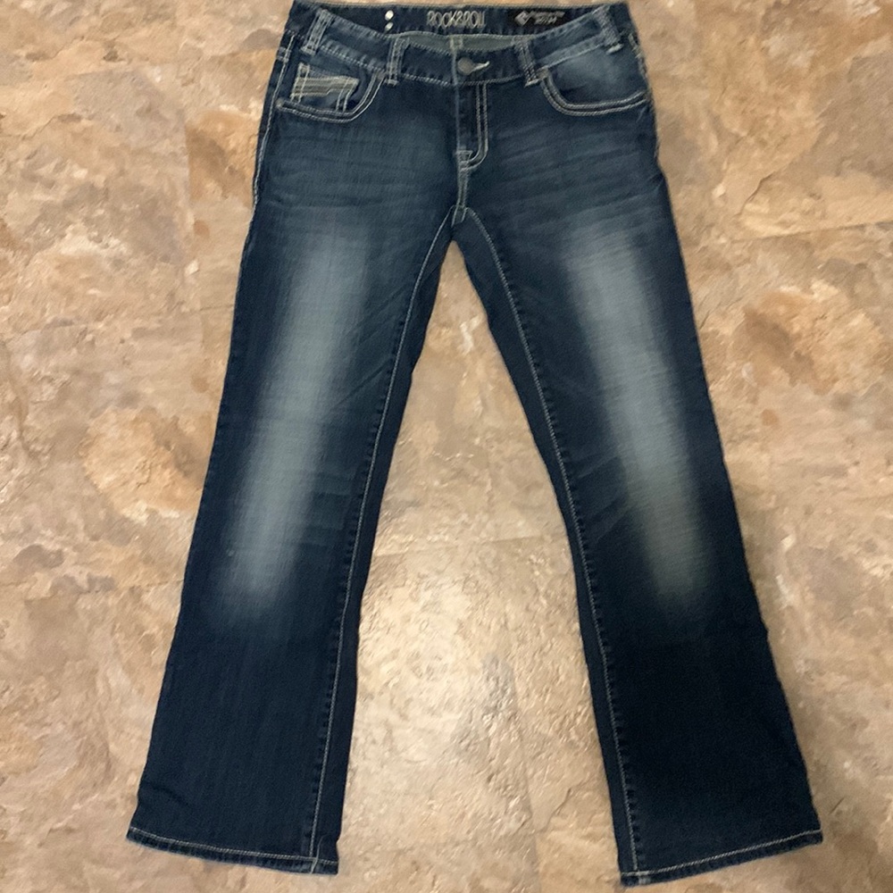 Rock and roll denim jeans